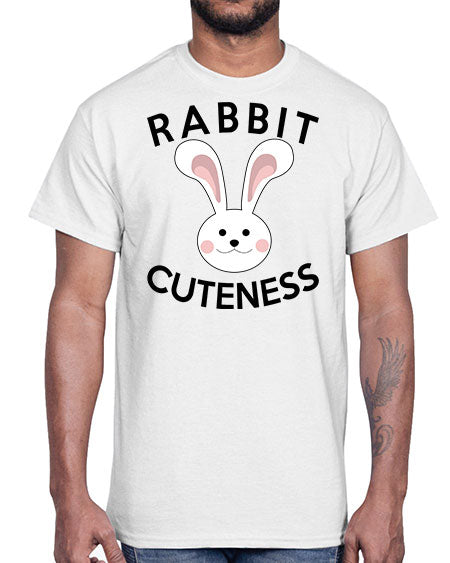 rabbit cuteness- rabbit- Cotton Tee
