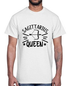 sagittarius queen 411#- sagittarius- Cotton Tee