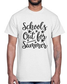 schools out for summer 803#- general school- Cotton Tee