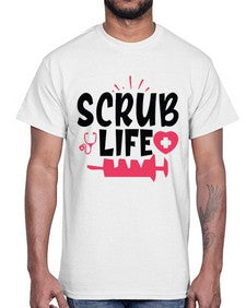 scrub life Style 1381#- nurse- Cotton Tee