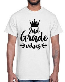 second Grade vibes 838#- second grade- Cotton Tee