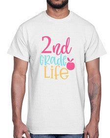 second grade design 811#- second grade- Cotton Tee