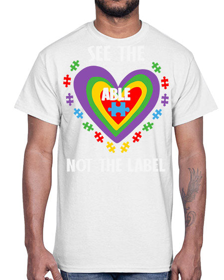 see the able not the 115#- autism- Cotton Tee
