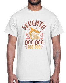 seventh grade doo doo 868#- seventh grade- Cotton Tee