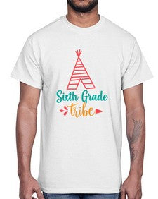 sixth grade tribe 885#- sixth grade- Cotton Tee