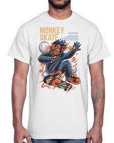 skate monkey ytbpr 1045#- art pop art- Cotton Tee