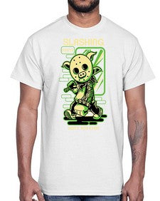 slashing party sutnk 1074#- art pop art- Cotton Tee