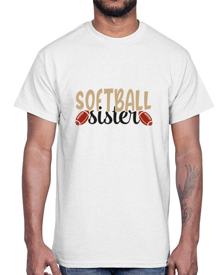 softball sister 2272#- softball- Cotton Tee