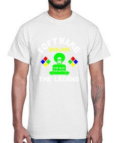 software developer the legend 16#- computer- Cotton Tee