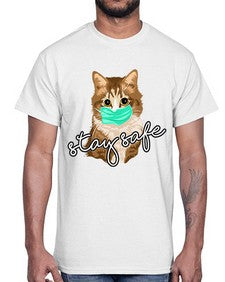 stay safe 1114#- art pop art- Cotton Tee