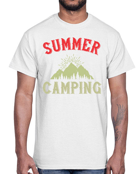 summer camping  82#- summer- Cotton Tee