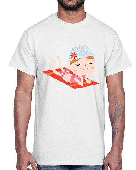 summer characters 59#- summer- Cotton Tee