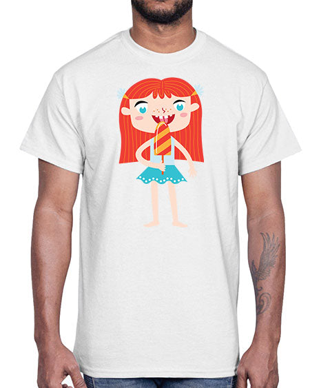 summer characters 64#- summer- Cotton Tee
