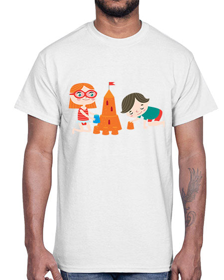 summer characters 66#- summer- Cotton Tee