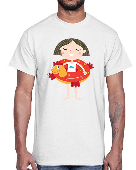 summer characters 67#- summer- Cotton Tee