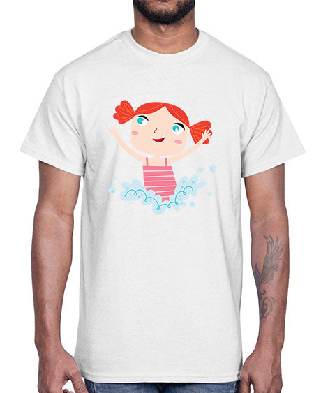 summer characters 73#- summer- Cotton Tee