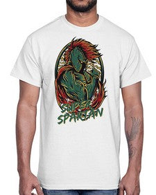 super spartan 1140#- art pop art- Cotton Tee