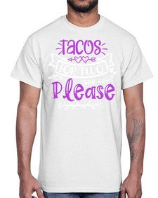tacos for two please 1606#- tacos- Cotton Tee