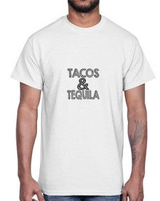 tacos tequila 1600#- tacos- Cotton Tee