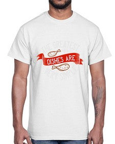 the greatest dishes are very simple 416#- cooking- Cotton Tee