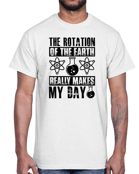 the rotation of the earth really makes my day 11#- nature- Cotton Tee