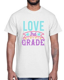 third Grade Love 968#- third grade- Cotton Tee