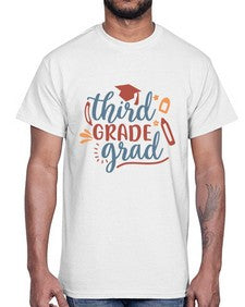third grade grad 959#- third grade- Cotton Tee
