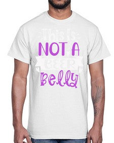 this is not a beer belly 1648#- beer- Cotton Tee
