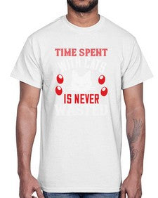 time spend with cat is never wasted Style 120#- cats- Cotton Tee