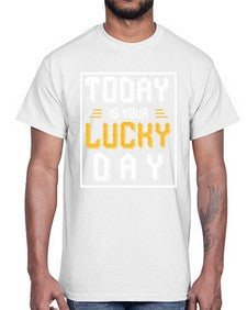 today is your lucky day 1661#- beer- Cotton Tee
