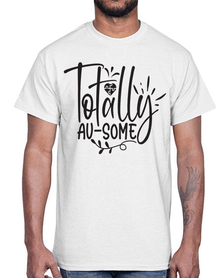 totally ausome Style 2#- autism- Cotton Tee