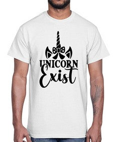 unicorn exist 456#- unicorn- Cotton Tee
