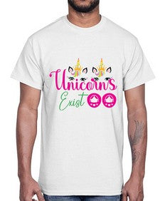 unicorns exist 534#- unicorn- Cotton Tee