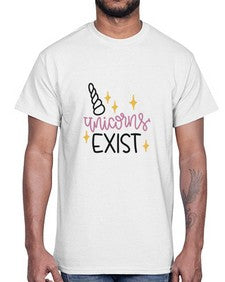 unicorns exist 537#- unicorn- Cotton Tee