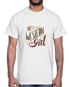 western girl 1244#- western- Cotton Tee