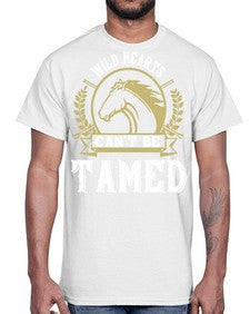 wild hearts can’t be tamed Style 11#- horse- Cotton Tee