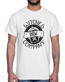 witches brew company 7#- witch- Cotton Tee