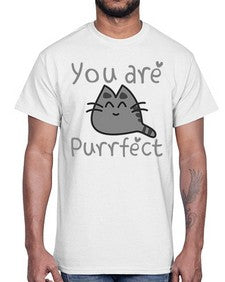 you are purrfect- cats- Cotton Tee