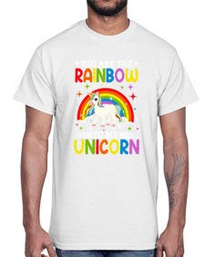 you are the rainbow to my unicorn 562#- unicorn- Cotton Tee