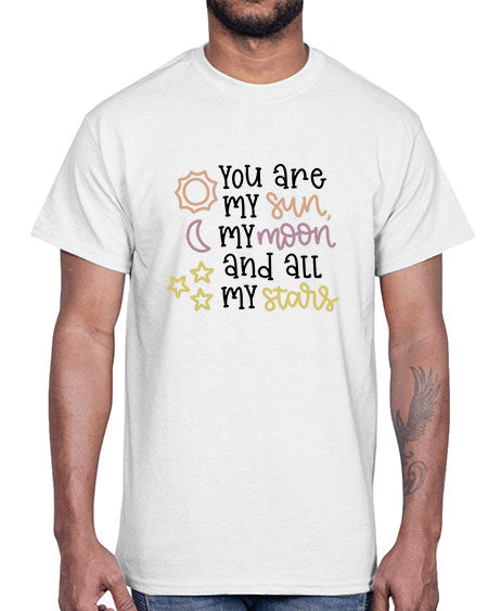 youaremysunmymoonandallmystars 1#- moon- Cotton Tee