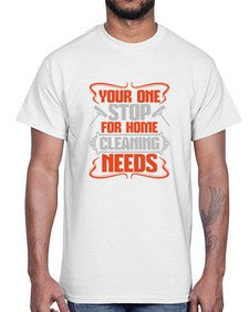 your one stop for home cleaning needs Style 492#- cleaner- Cotton Tee