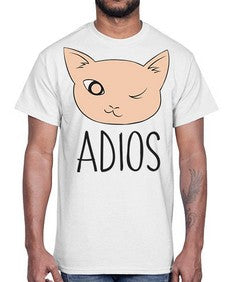 Adios- cats- Cotton Tee