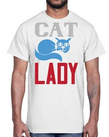 cat lady Style 31#- cats- Cotton Tee