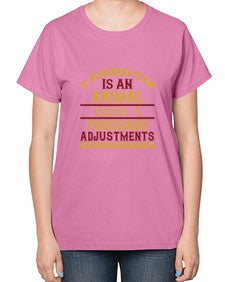 A racing car is an animal with a thousand adjustments 94# - car-  Ladies T-Shirt