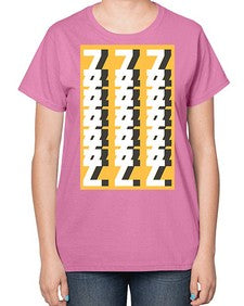 Abstract Shape 187# - art pop art-  Ladies T-Shirt