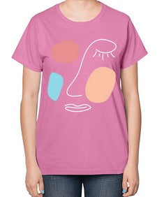 Abstract Shape 201# - art pop art-  Ladies T-Shirt