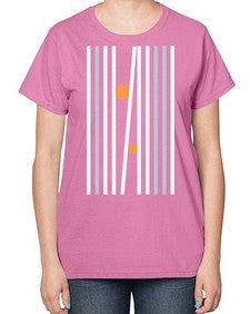 Abstract Shape 202# - art pop art-  Ladies T-Shirt
