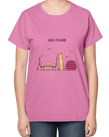 AbuDhabi 270# - cities-  Ladies T-Shirt