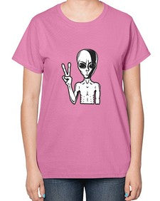 Alien 59# - ufo-  Ladies T-Shirt
