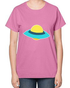 Alien 60# - ufo-  Ladies T-Shirt